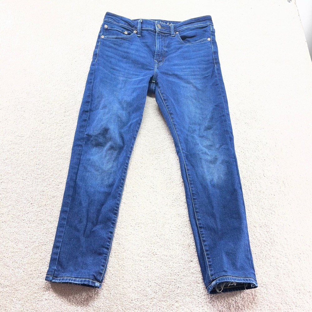 American Eagle Jeans Mens 31x30 Blue Airflex+ Slim Medium Wash Denim Pants